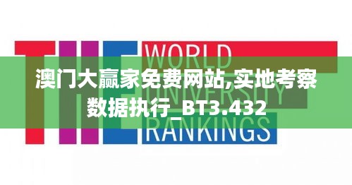 澳门大赢家免费网站,实地考察数据执行_BT3.432