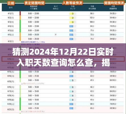 揭秘2024年实时入职天数查询攻略，轻松掌握入职倒计时，快速查询入职天数！