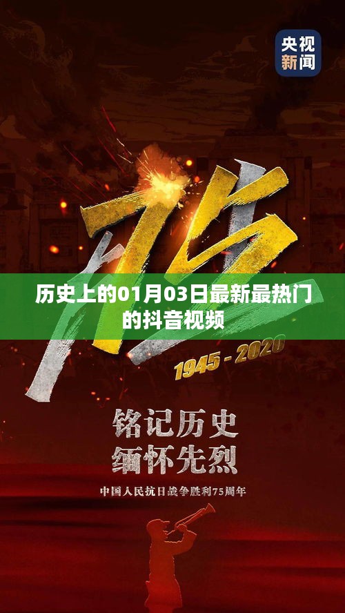 最新热门抖音视频，历史篇，日期聚焦一月三日
