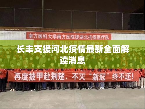 长丰支援河北疫情最新全面解读消息