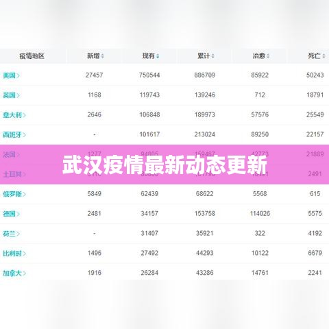 武汉疫情最新动态更新