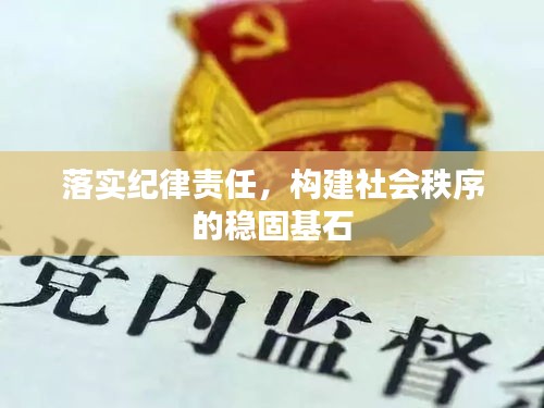 落实纪律责任，构建社会秩序的稳固基石