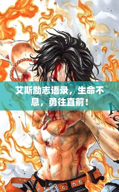 艾斯励志语录，生命不息，勇往直前！