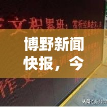 博野新闻快报，今日最新消息汇总
