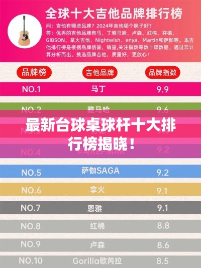 最新台球桌球杆十大排行榜揭晓！